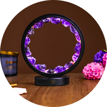 Spiritual Protection Amethyst Lamp