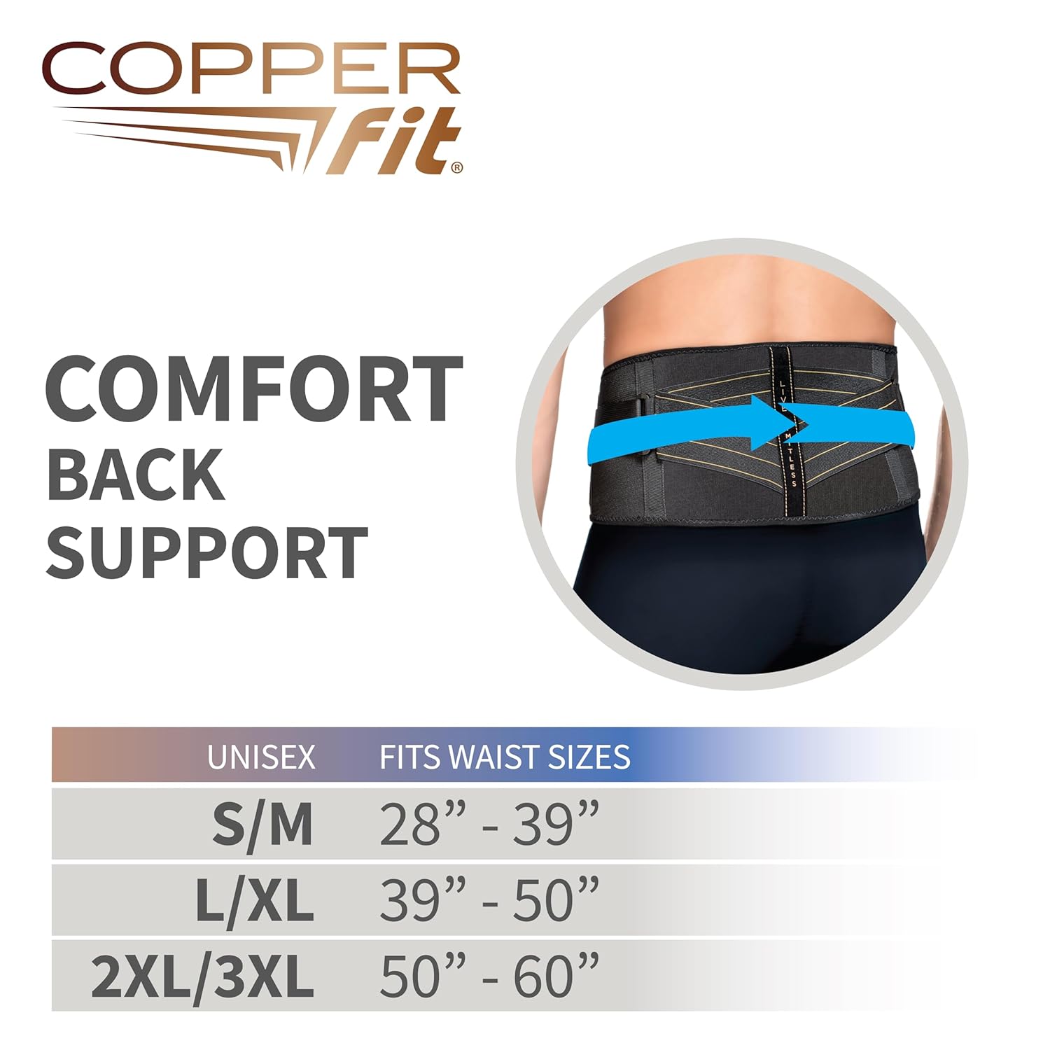 Cooper Fit Lumbar Support - All - Natural Healing Store