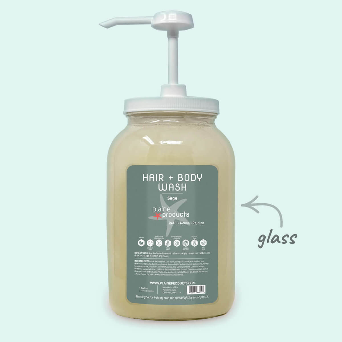 Hair + Body Wash 2:1 - All - Natural Healing Store