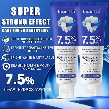 Hydroxyapatite Toothpaste Fluoride - Free - All - Natural Healing Store