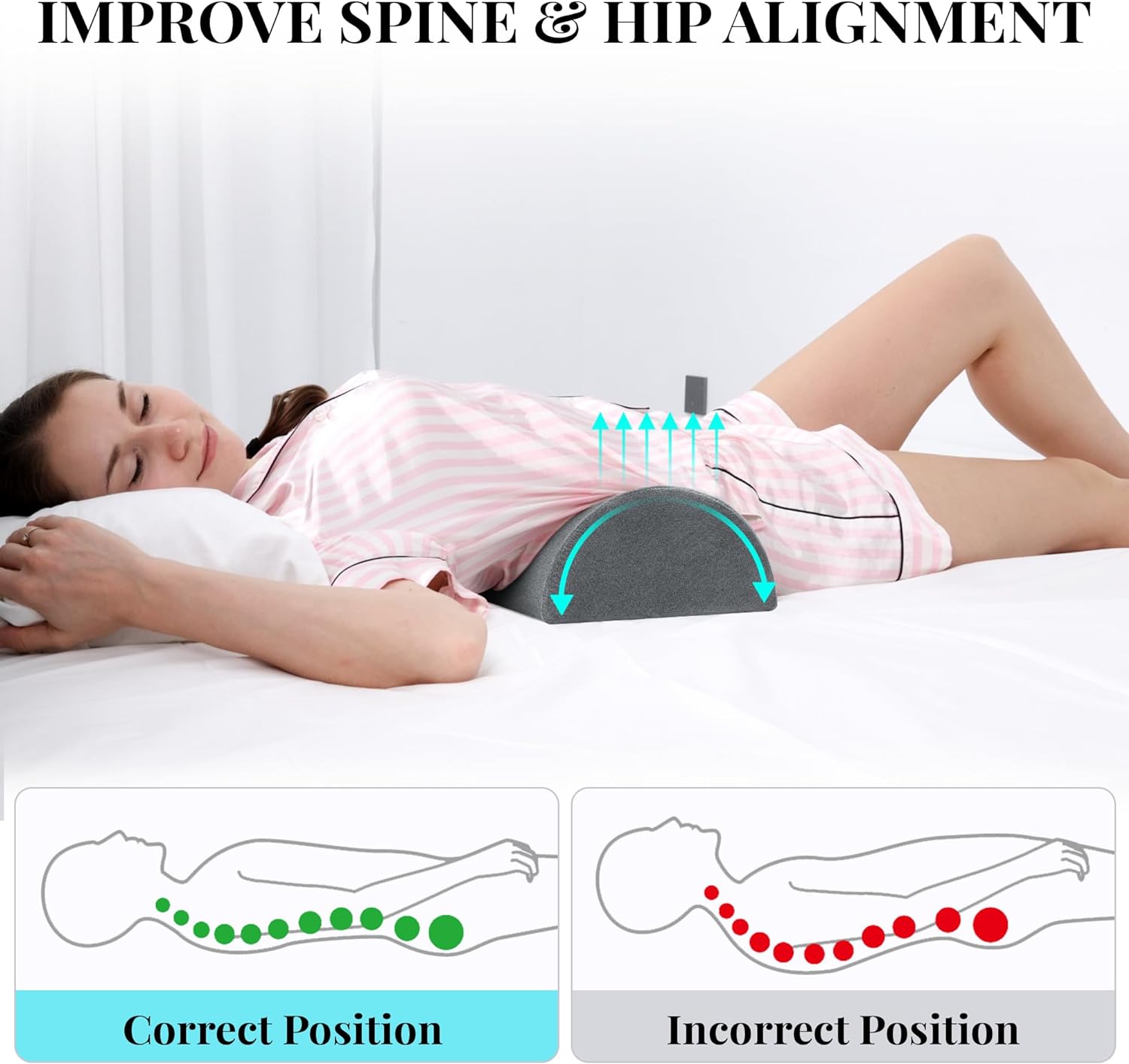 Memory Foam Leg Pillow - All - Natural Healing Store