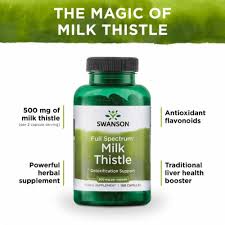Milk Thistle 500mg - All - Natural Healing Store