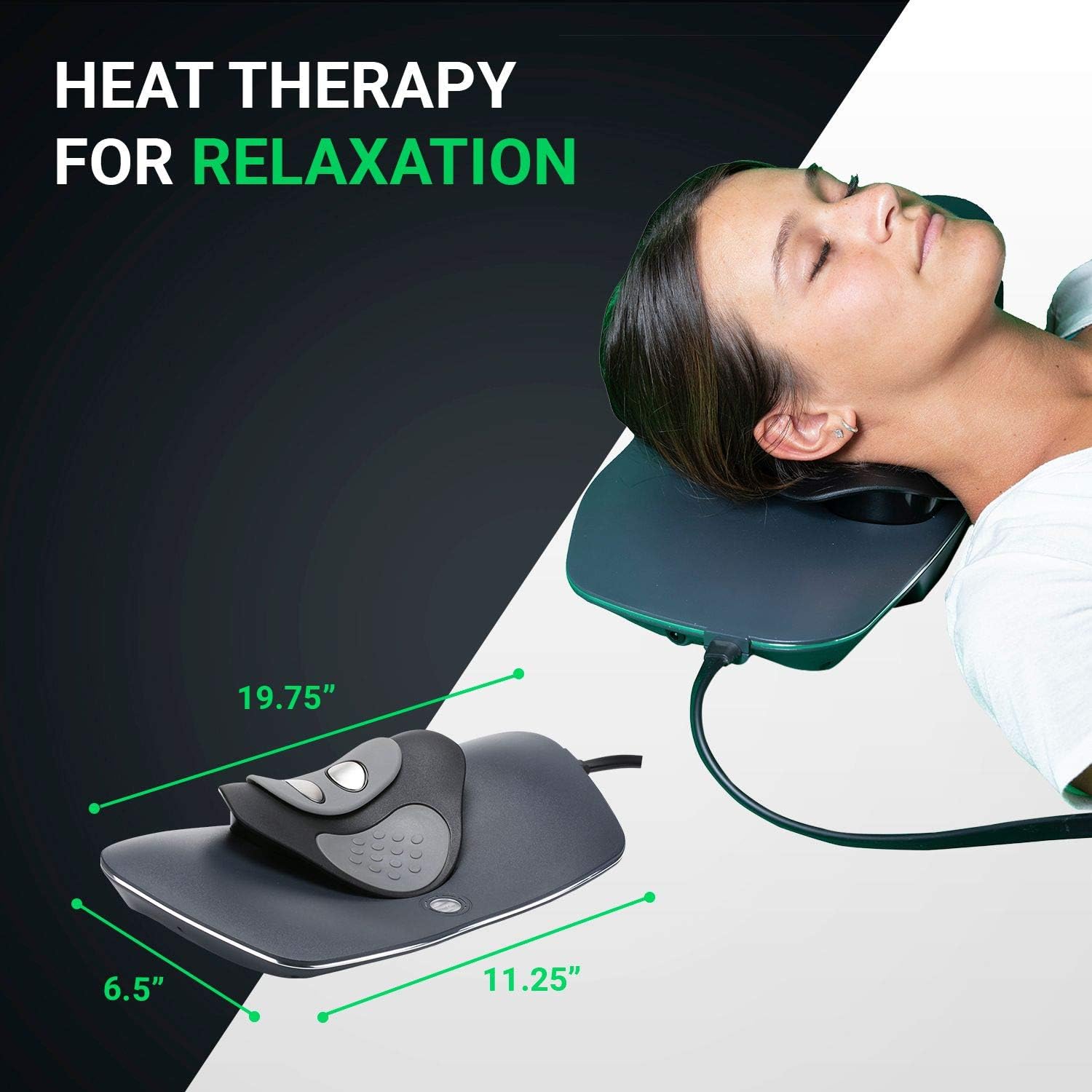 Neck Traction w/ Heated Massager - All - Natural Healing Store