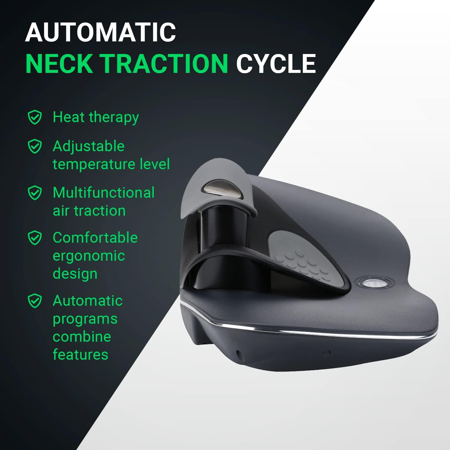 Neck Traction w/ Heated Massager - All - Natural Healing Store