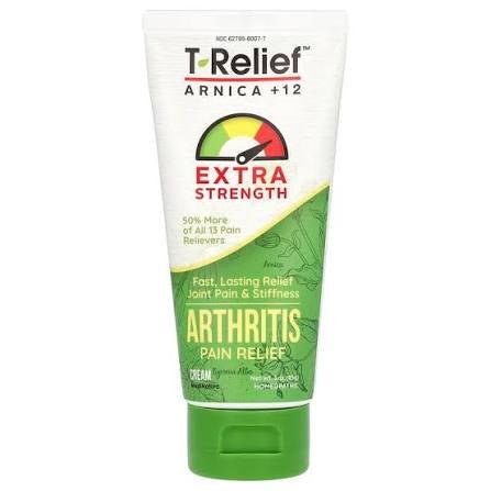 T - Relief Extra Strength Arthritis Cream Arnica +12 - All - Natural Healing Store