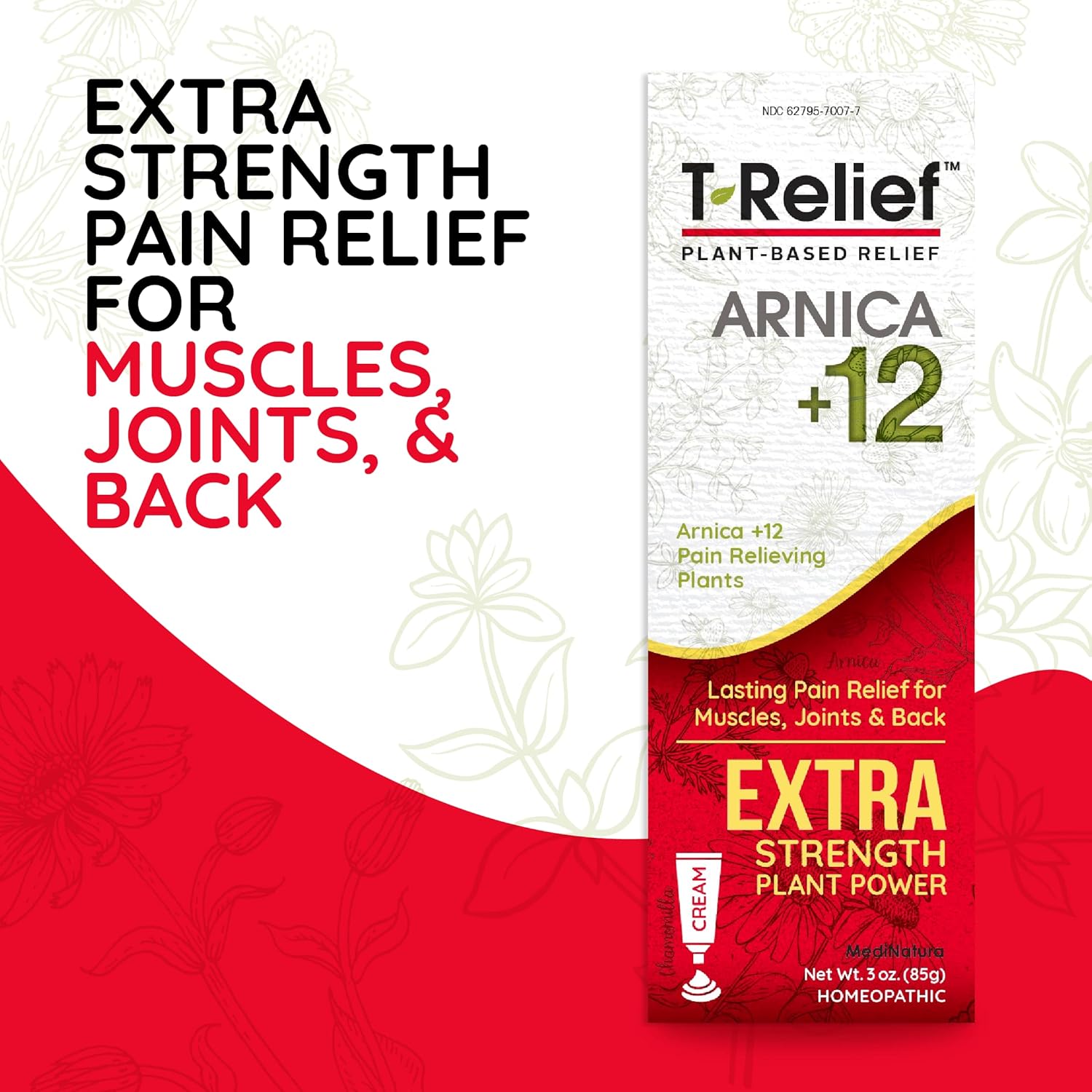 T - Relief Extra Strength Cream Arnica +12 - All - Natural Healing Store