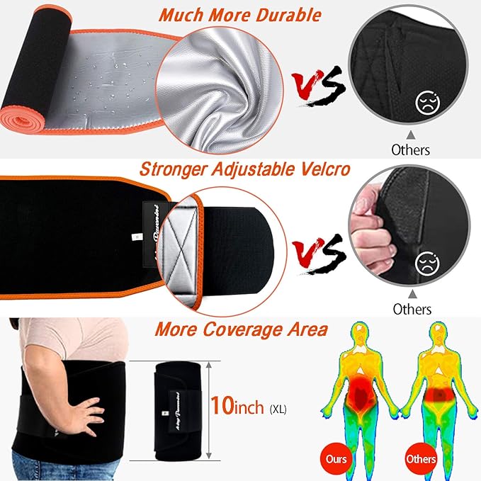 Waist Trimmer/Sweat Sauna Belt - All - Natural Healing Store