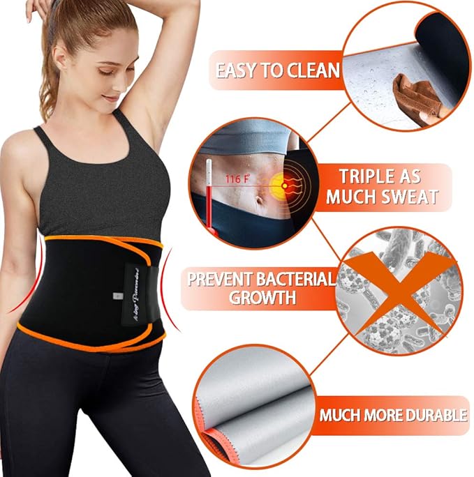 Waist Trimmer/Sweat Sauna Belt - All - Natural Healing Store